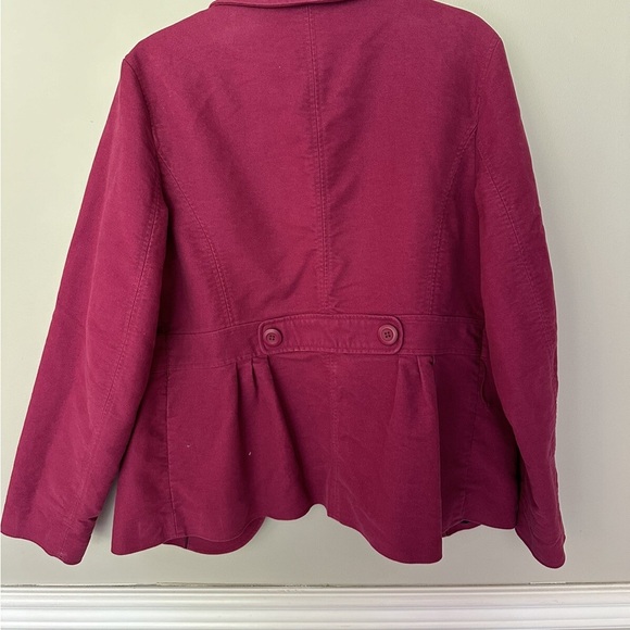 L.L. Bean Women's Magenta Blazer Size M - Picture 5 of 5